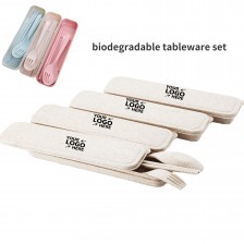 Wheat Straw Biodegradable Tableware Set